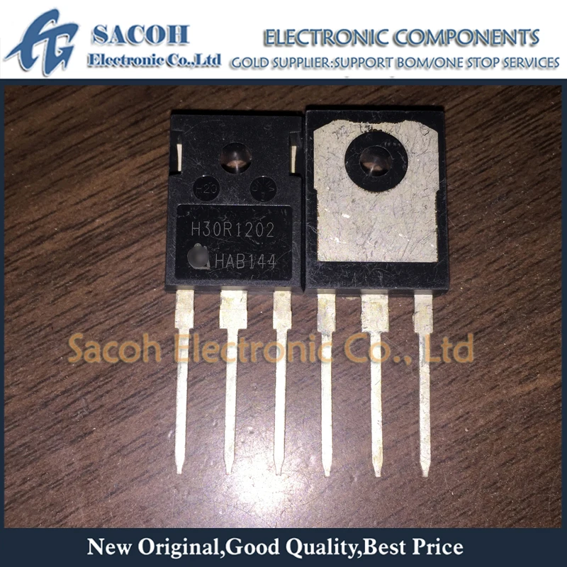 Refurbished Original IHW30N120R2 H30R1202 OR IHW30N120R3 H30R1203 OR IHW30N120R H30R120 30R120 TO-247 30A 1200V IGBT 10Pcs/Lot power igbt transistor