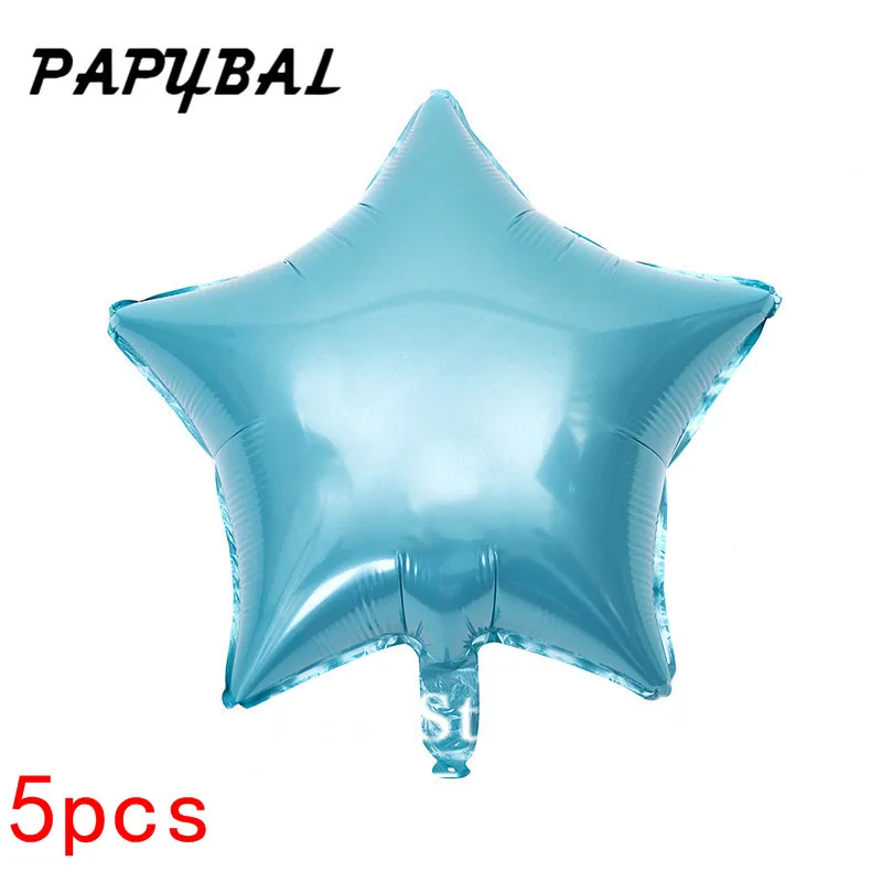 PAPYBAL Moon/Star/Rainbow/Unicorn/Love alloons алюминиевая фольга Air Globos Свадебные украшения для детского дня рождения вечерние принадлежности - Цвет: Tiffany Blue