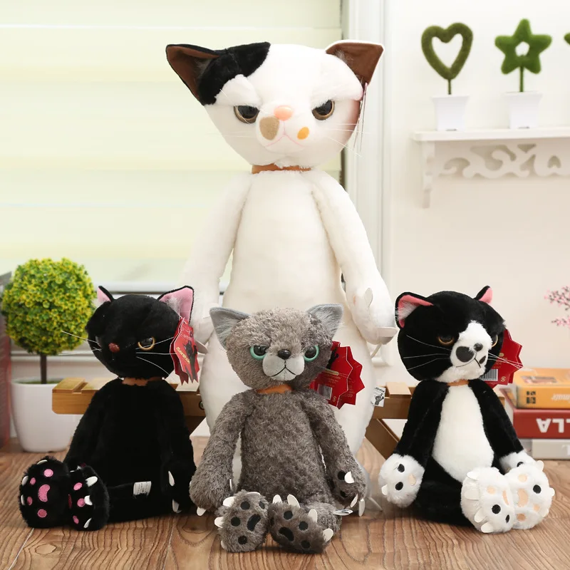 

60cm Japan Tamino Maita Scratch Cat 4 Styles Plush Soft Doll Animal Stuffed Toy For Baby Kids Birthday Gifts