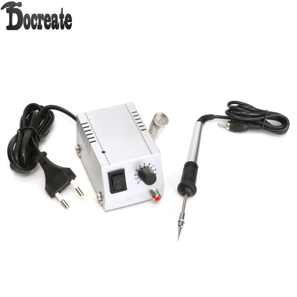 BK 938 220V Silver Mini Soldering Station Welding Equipment Solder Iron