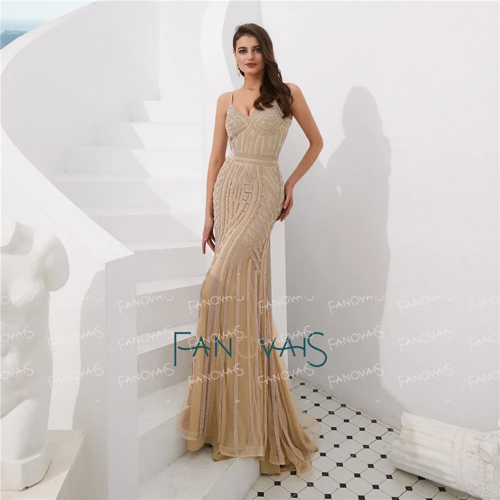 Элитное вечернее платье возлюбленная Русалка вечернее платье с бусинами 2 цвета сексуальное платье для Бала с длинным Vestido de fietsa NS12
