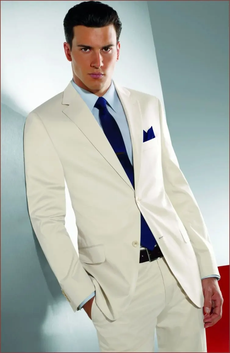 Aliexpress.com : Buy ivory men's suits handsome gentlemen for business ...