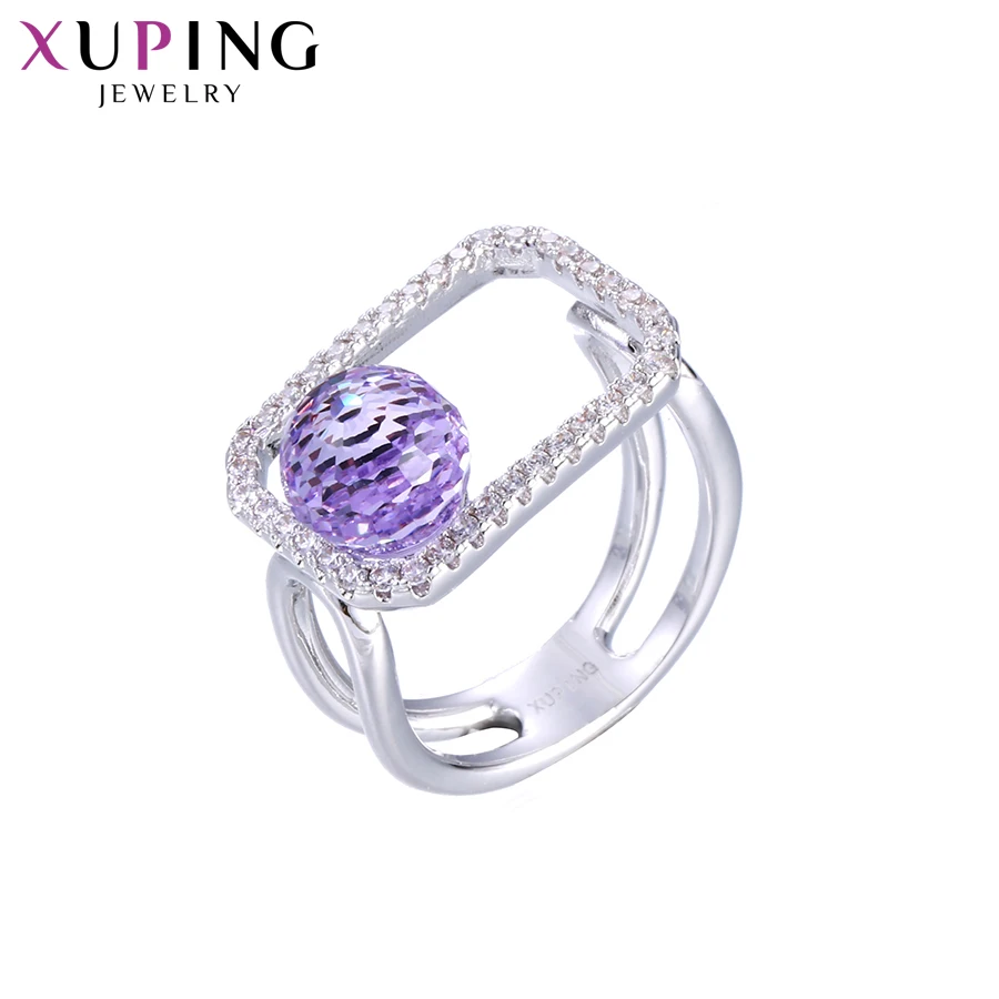 

Xuping Jewelry Cute Ring Minimalist Style Classical Crystals from Swarovski Retro Birthday Anniversary S142.4-15180
