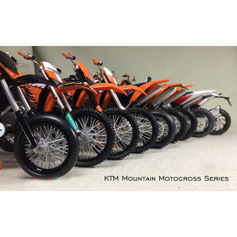 1:12 KTM горный Мотокросс внедорожный мотоцикл Модель Коллекция фигурка модель готовой продукции статическая