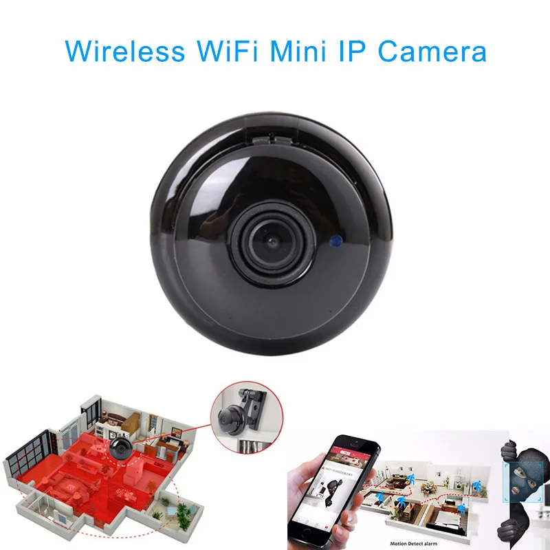 

Wireless Mini WiFi Home Security IP Camera Night Vision Video Recorders Cameras DJA99