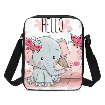 

Small Crossbody Bags For Girls Boys Cute Animal Elephant 3D Printing Messenger Bags Shoulder Bags Handbags Casual Sling Bags