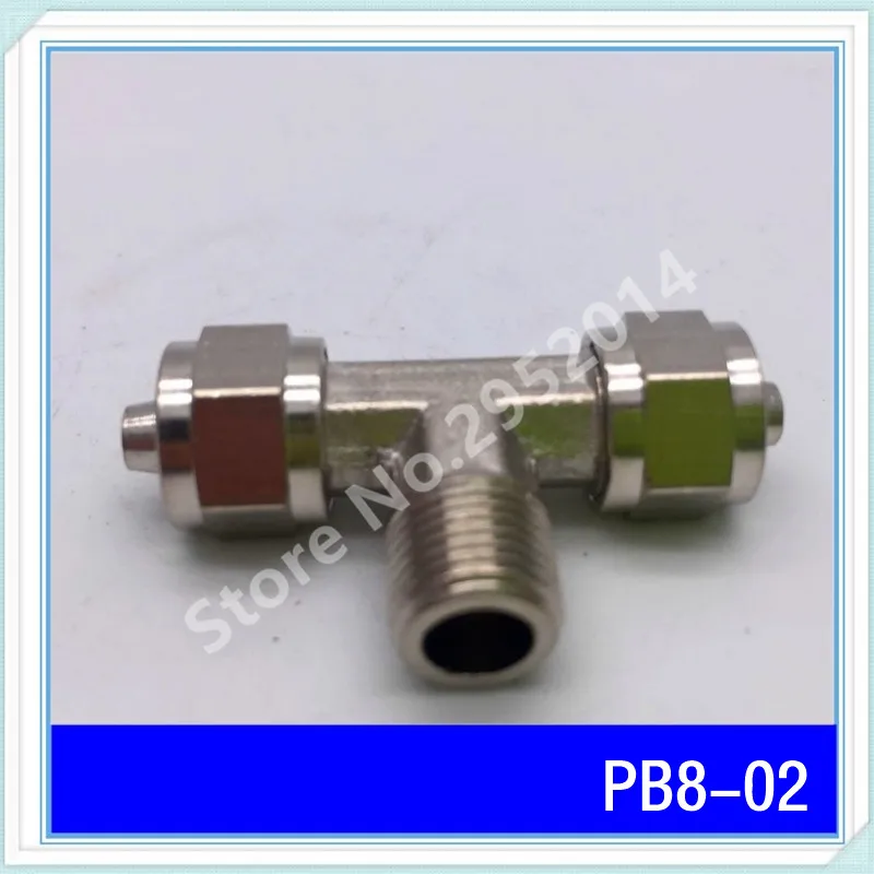 10 шт./лот PB8 02 быстрый поворот совместное трахеи быстро с резьбой через все