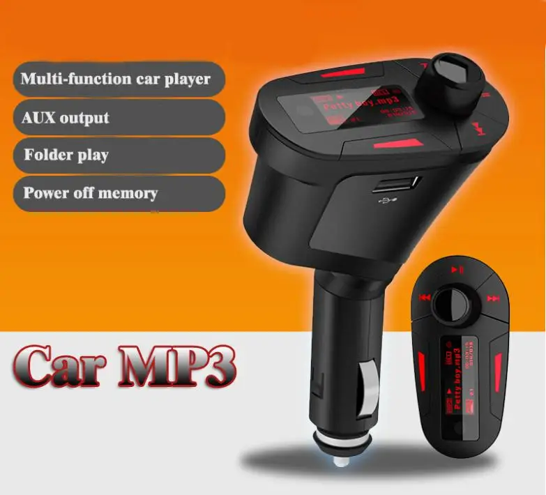 

Car music player / support USB red blue green Support AUX WMA format multi-language support USB, SD Free Shipping M6