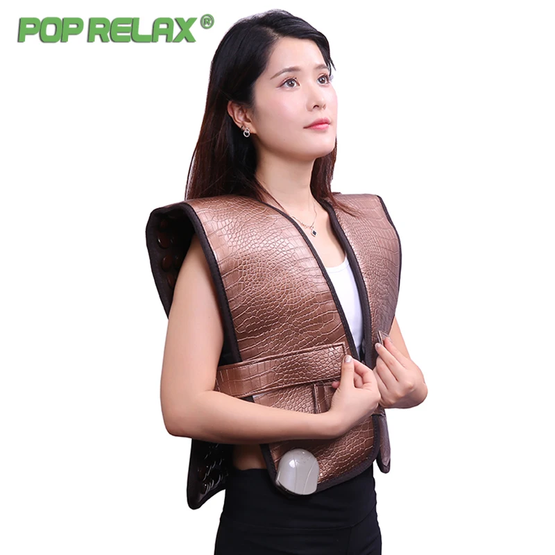 Pop Relax Healthy Electric Heating Therapy Cervical Belt Tourmaline Products Physiotherapy Device Mat Shoulder Back Massage Belt Pop Relax Healthy Electric Heating Therapy Cervical Belt Tourmaline Products Physiotherapy Device Mat Shoulder Back Massage Belt