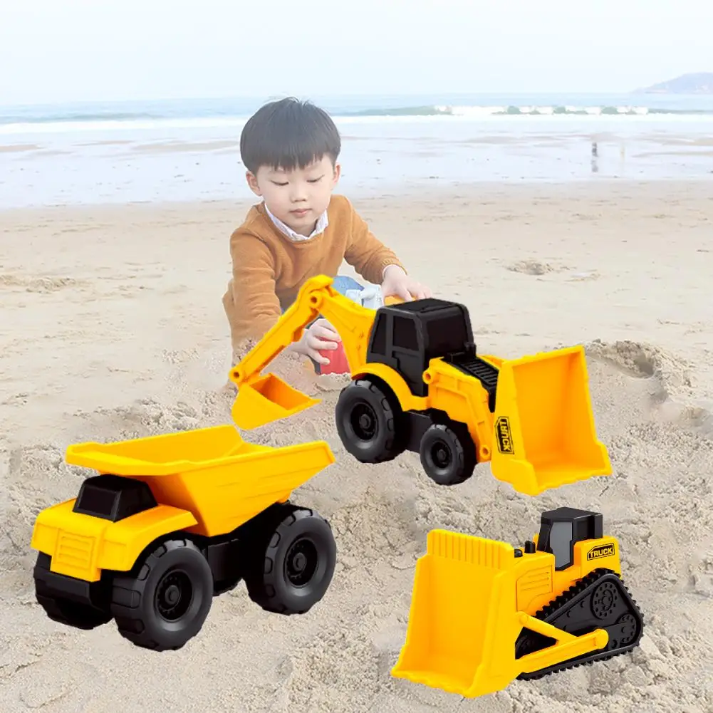 Новые 5 шт/упаковка, шт./компл. минимодель малого гусеничного инженерный транспорт набор игрушек для строительства Экскаватор Бульдозер самосвал