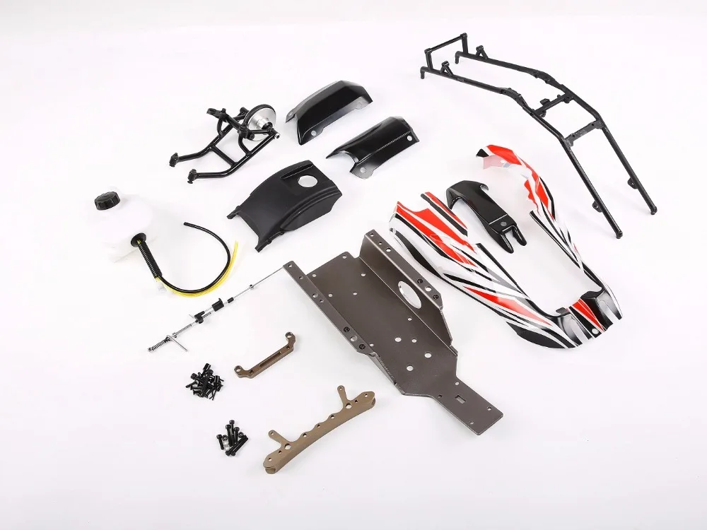 Rovan Q-BAJA Refitted Kits 2 (fit for Original Baja with Plastic Metal Cage) RC CAR 1/5 Scale Gas Parts 853222 | Игрушки и хобби