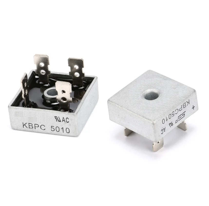

10PCS KBPC5010 KBPC-5010 50A 1000V Bridge Rectifier