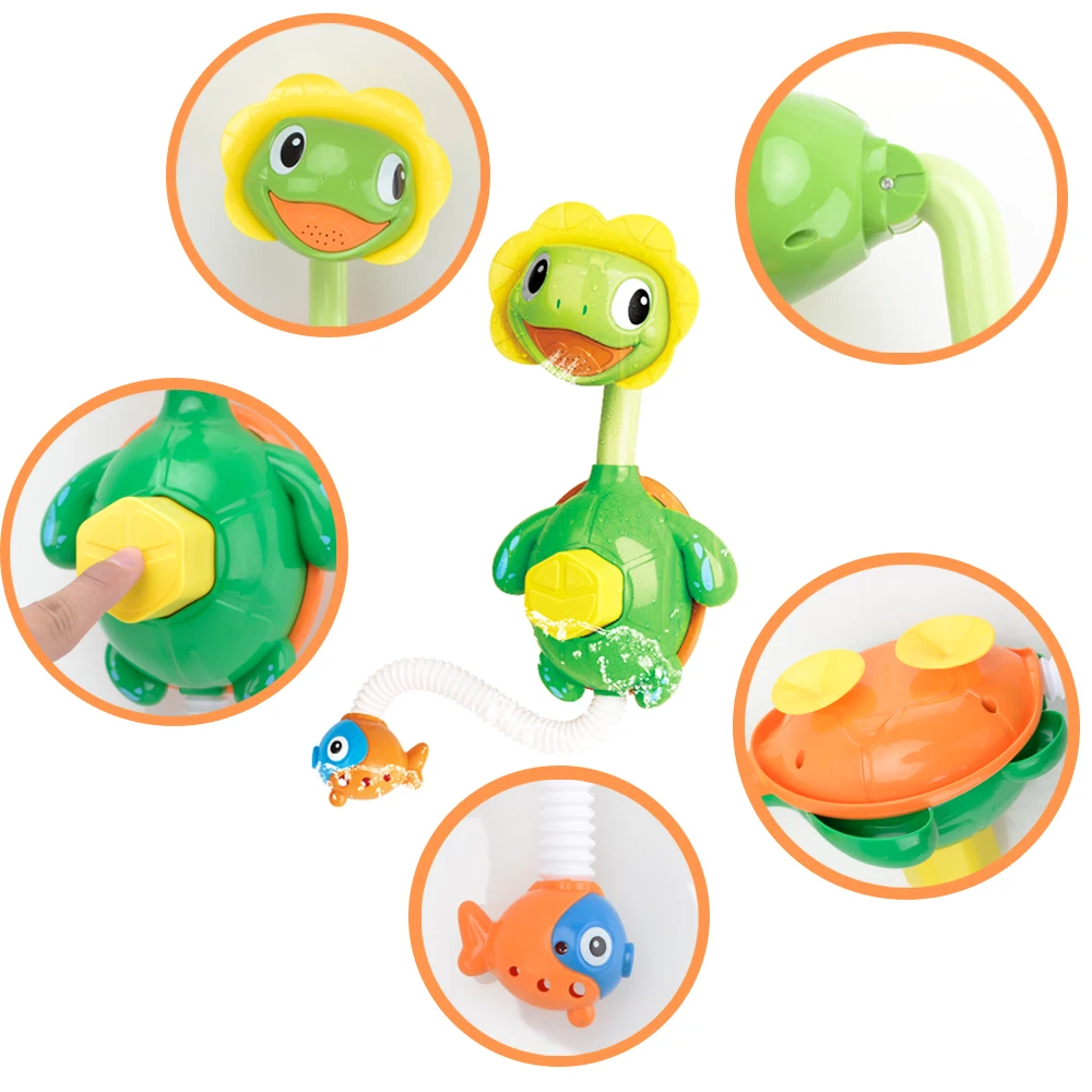 WISHTIME Baby водопад цветок Ванна игрушка комнатные растения вода станция два