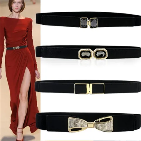 76.88руб. |Женский эластичный пояс с пряжкой|cummerbund women|belts cummerbunds|belt elastic - AliExpress