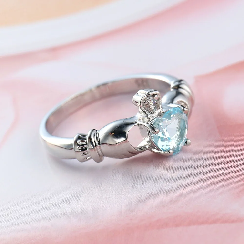Новинка 2019 модные ювелирные изделия Claddagh женские кольца из стерлингового