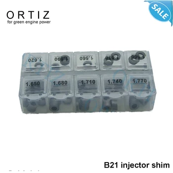 

400 pieces Common rail diesel injector shim, ORTIZ injection Nozzle adjusting shims B21,B23,B24,B27