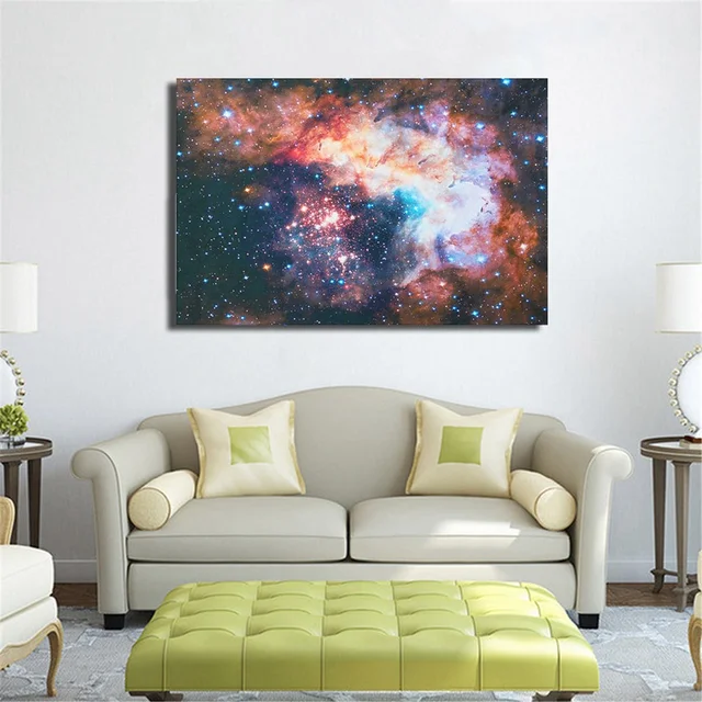 24x36 inch fashion universe space star starry sky art silk poster