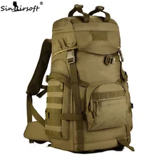 SINAIRSOFT 60L Molle High capacity Nylon Tactical Backpack Military Rucksacks Camouflage Camping Hunting Sport Bag LY2023