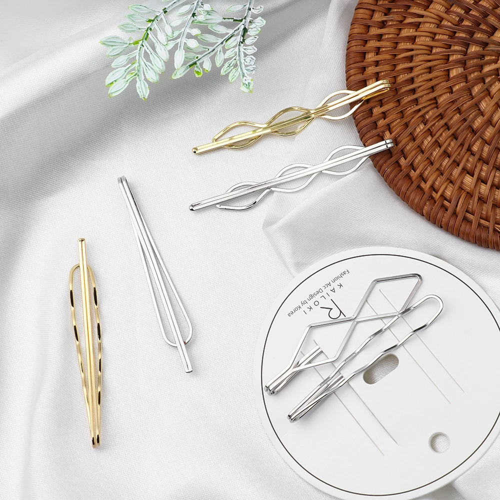 4-teiliges Set: Einfache Haarspangen, Haarbänder, Kämme, Haarnadeln, Haarklammern, Kopfschmuck-Accessoires, Beauty-Styling-Werkzeuge – Neu eingetroffen_voghion.com