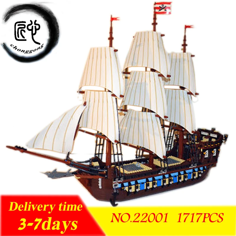 

NEW Pirate Ship Imperial warships Model Building Kits Block Briks Toys Toys For Children