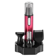 4 в 1 Электрический триммер для волос в носу и ушах, триммер для бровей, бритва для волос, чистящая Бритва для лица, машинка для стрижки, эпилятор, триммер для волос в носу