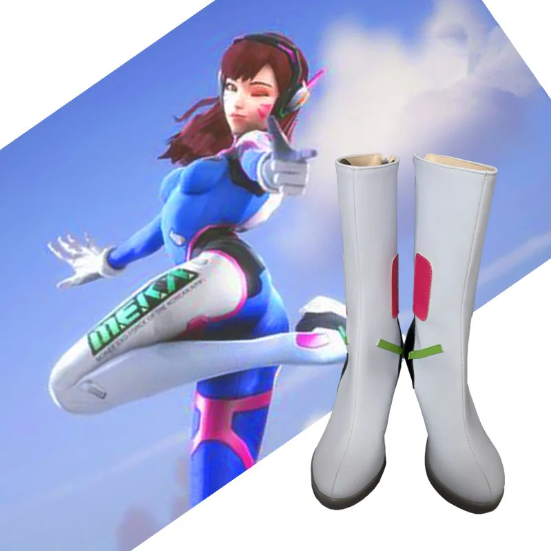 Популярная игра OW D. VA Song Hannah cosplay in maiden Костюм Хэллоуин супергерой реквизит