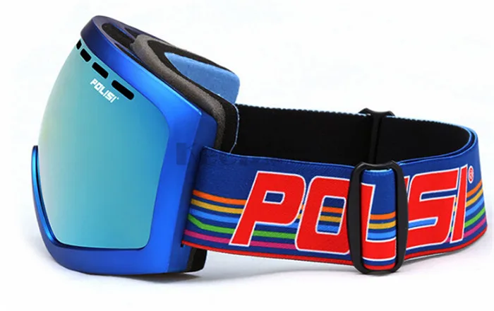 POLISI de las mujeres de los hombres de esquí Snowboard gafas UV protección Anti-niebla doble capa lente Esqui nieve gafas de deporte al aire libre de Skate gafas POLISI de las mujeres de los hombres de esquí Snowboard gafas UV protección Anti-niebla doble capa lente Esqui nieve gafas de deporte al aire libre de Skate gafas