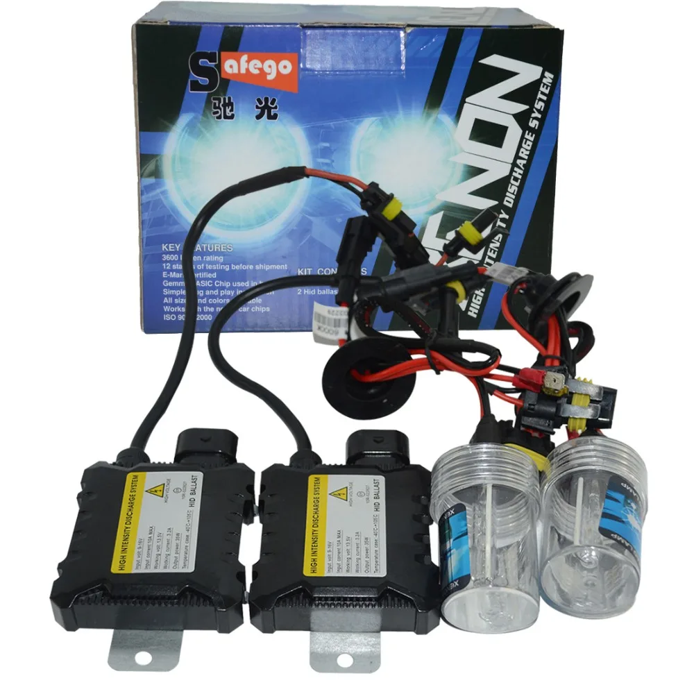 Slim Ballast kit Xenon Hid Kit 55W H4 H1 H3 xenon H7 H8 H10 H11 H27 HB3