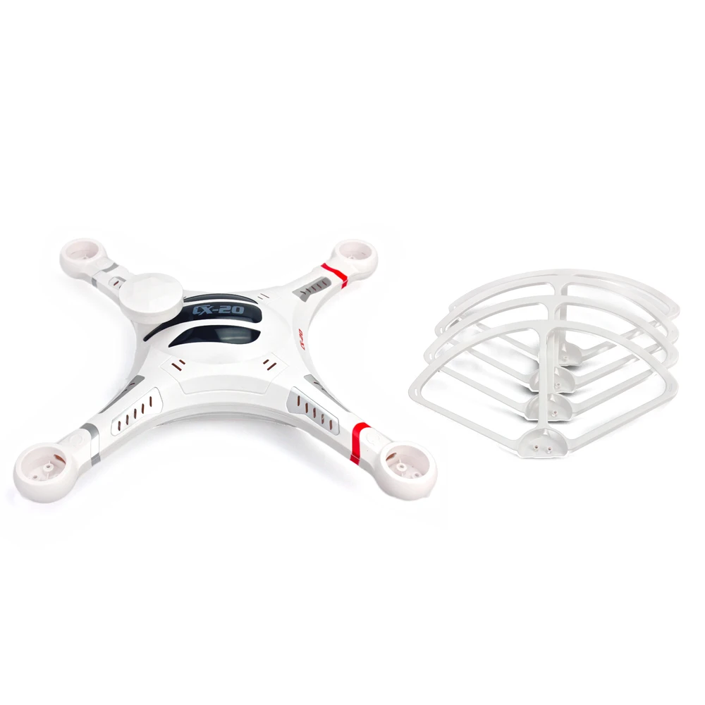 

Cheerson CX-20-020 Body Shell Cover+Prop Fender Bracket Blades Protection Frame F09179-B