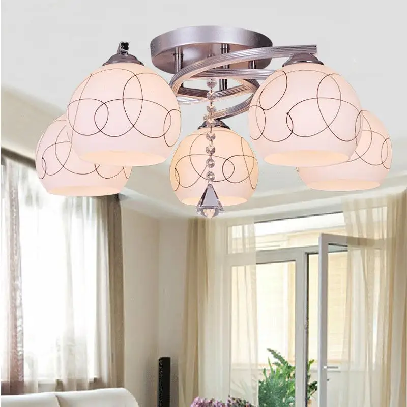 Us 1250 Moderno E Minimalista Sala Da Pranzo Tavolo Led Cinque Testa Tre Luce Di Soffitto Soggiorno Sala Da Pranzo Tavolo Da Pranzo Moderno