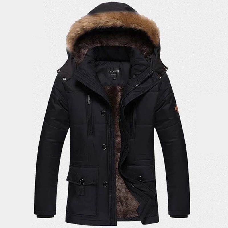 Winter jacket men coats for men Down Parkas Chaqueta male fleece sportswear Windproof jackets plus size L~5XL