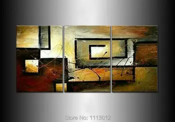 

Modern Original Abstract Oil Painting On Canvas Digital Art 3 Panel Set Home Wall Pictures For Living Room Fashion Decoration