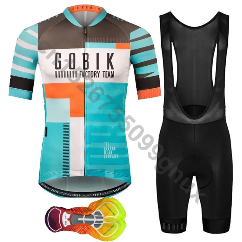 

GOBIK summer short sleeve cycling jersey Bicycle Pro team Quick dry Set Racing cycling clothing Maillot Ropa Ciclismo Hombre B8