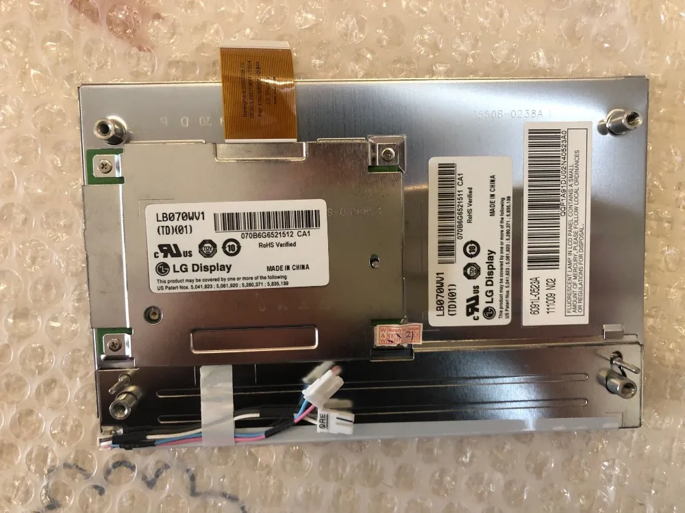

7.0 Inch TFT LCD Panel LB070WV1-TD01 800 RGB*480 WVGA Parallel RGB LCD Dispaly 1ch,6-bit
