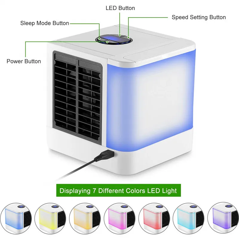Personal Air Conditioner, Air Personal Space Cooler with Humidifier and