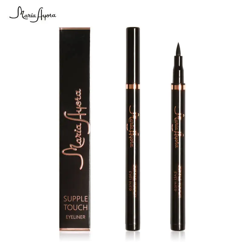 

MARIA AYORA Eyeliner Makeup Waterproof Liquid Black Grey Brown Color Eye Liner Pencil Makeup Long Lasting Tint Smooth Eyeliner