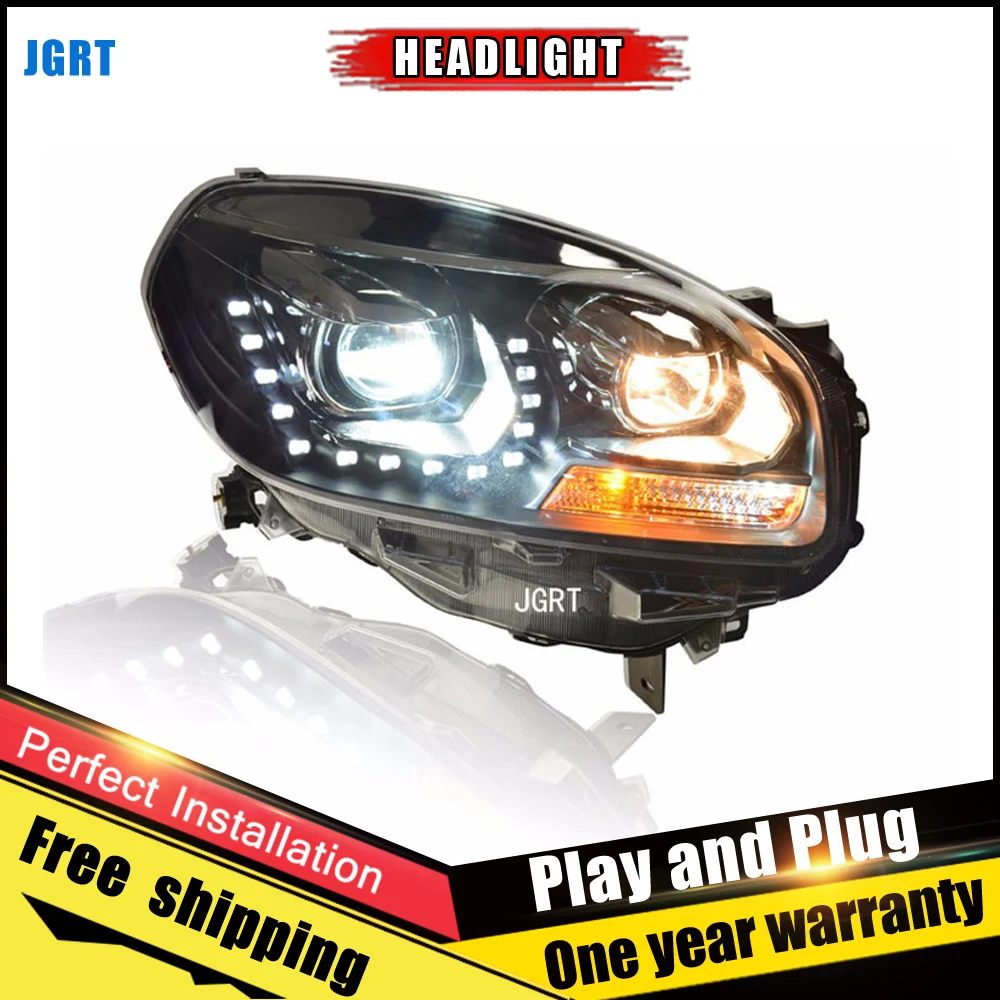 Car Style LED headlights for Renault Koleos 2011 2014 for Koleos head