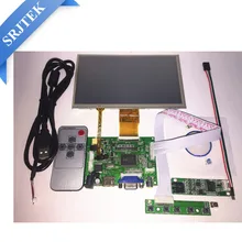 7 “zoll Lcd-bildschirm Digitale Lcd-bildschirm + touchscreen und Stick Board (HDMI + VGA + 2AV) für Raspberry PI Pcduino Cubieboard (1024*600)