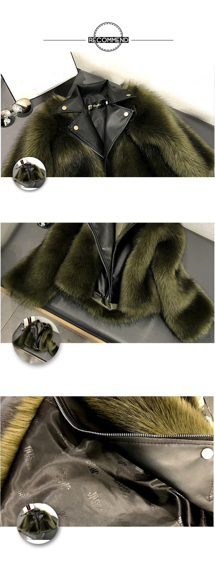 Шуба для девочек, куртка искусственный Лисий мех, трава, высокое качество, плюш+ кожа, имитация двух частей, зимняя детская одежда теплый мех