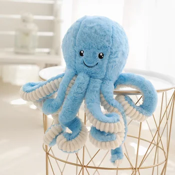 

40 Cute Simulation Octopus Pendant Plush Stuffed Soft Decorative Pillow Deer Animal Home Accessories Cute Doll Children Gifts