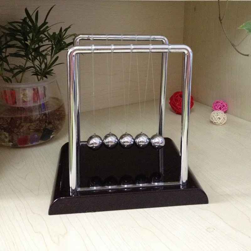 Физический маятник миниатюры для ребенка подарок раннее веселье развитие образования настольная игрушка маятник Ньютона стальной баланс мяч