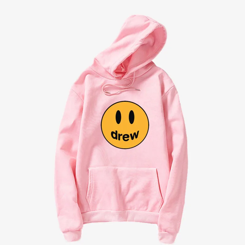 Drew Sweatshirt Drew House Justin Bieber Smiley-Face Clothing Hoodie, Hooded Sweatshirt for Justin Bieb