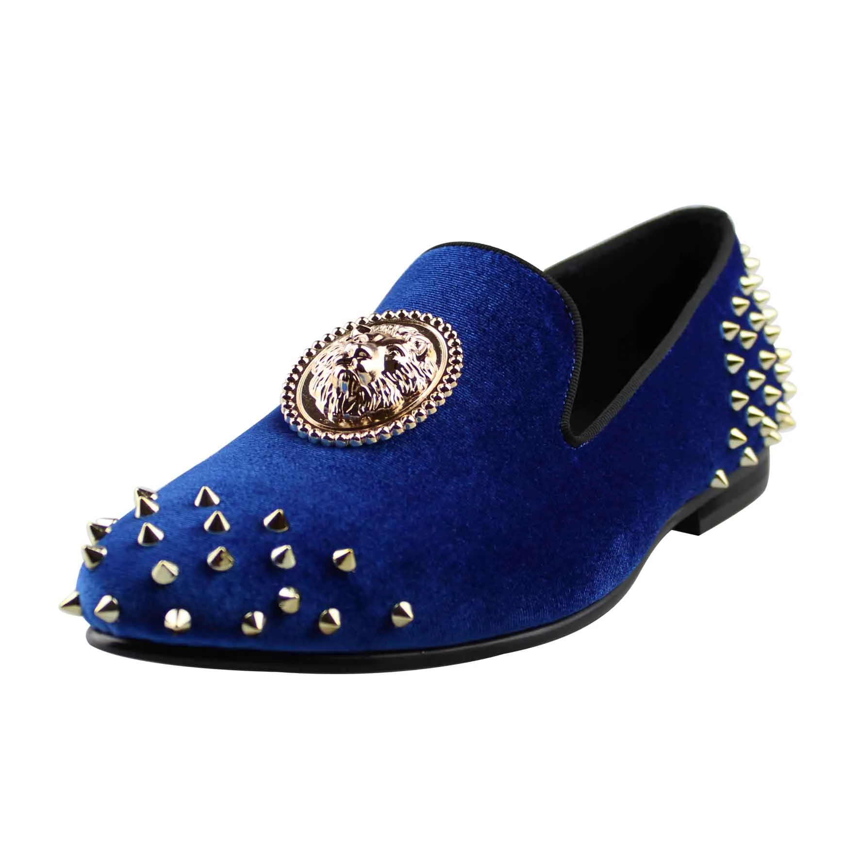 velvet blue dress shoes