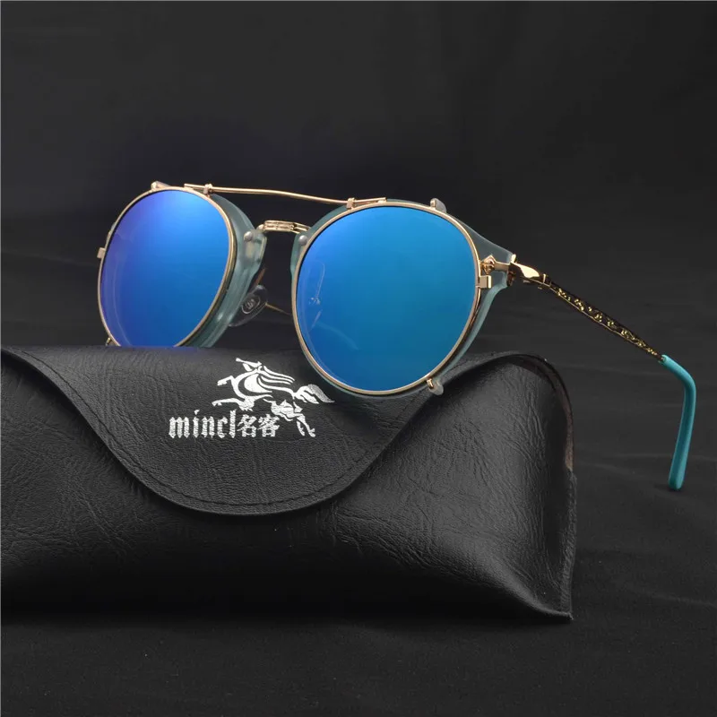 MINCL/Магнитные плоские солнцезащитные очки двойного назначения, зеркальные солнцезащитные очки с клипсой, мужские зажимы на заказ, очки для близорукости по рецепту, LXL