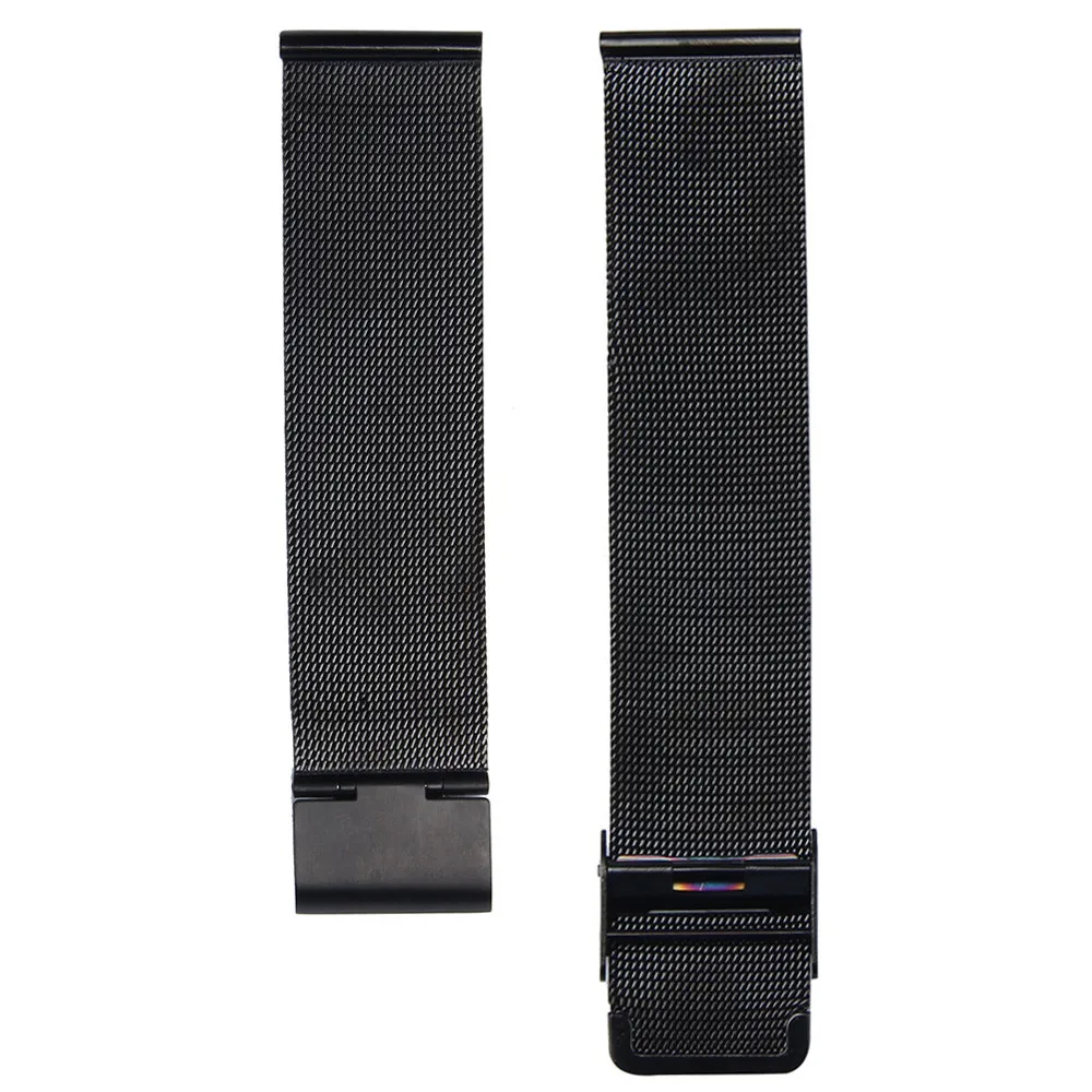 

12/14/16/18/20/22mm Stainless Steel Watch Strap Wrist Bracelet Silver Color Metal Watchband with Folding Clasp for Men Women