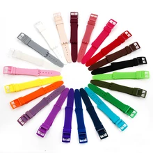 Часы ремешок для образец ремешка Замена 19 мм 17 мм ремень браслет аксессуары Резина Прямая поставка GW sw01