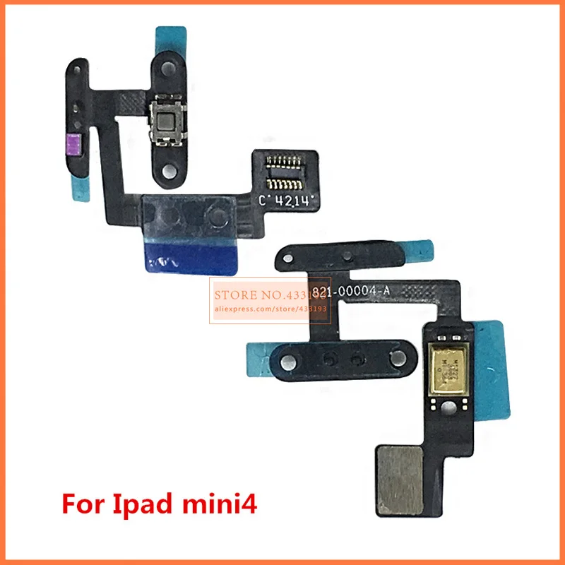 Ring Silent Switch Power Volume Button for iphone iPad 6 air 2 3 4 5 Guaranteed Motherboard Replacement Part Flex Cable MIC |