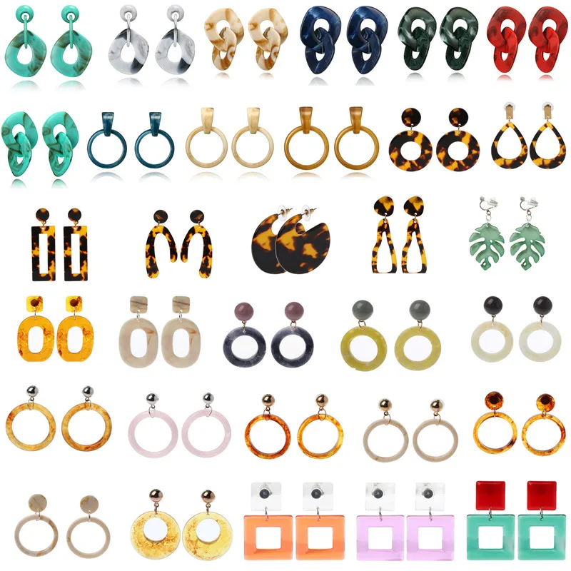 

Women Jewelry Earrings Acrylic Fashion Jewelry
