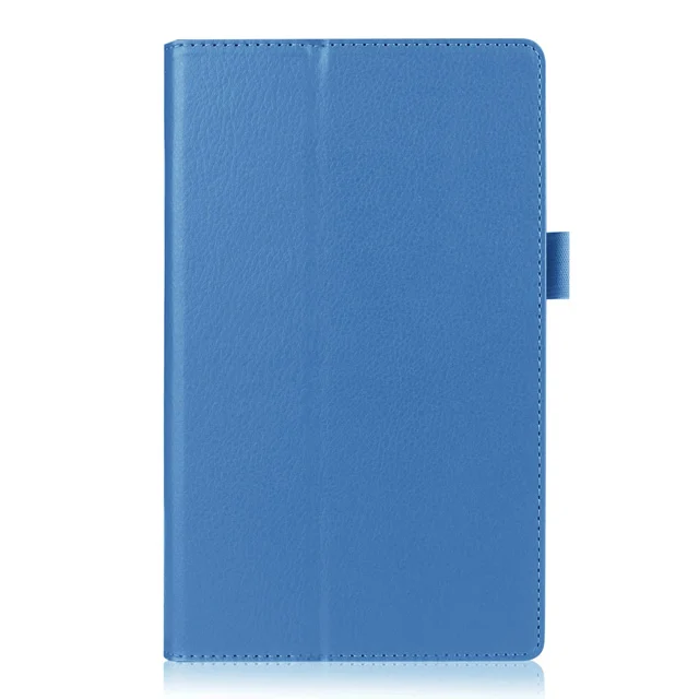 Для Asus ZenPad 8.0 Z380 z380c z380kl Планшеты случае 8 дюймов модные однотонные Стенд Флип Folio защитный Планшеты кожаный чехол 8 расцветок - Цвет: blue