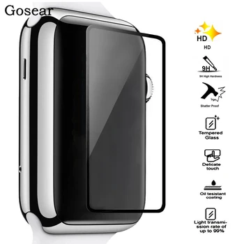 

Gosear Tempered Glass Screen Protector HD 9H Hardness Film for Apple Watch iWatch i Wach iWach Series 1 2 II 38mm 42mm Accessory
